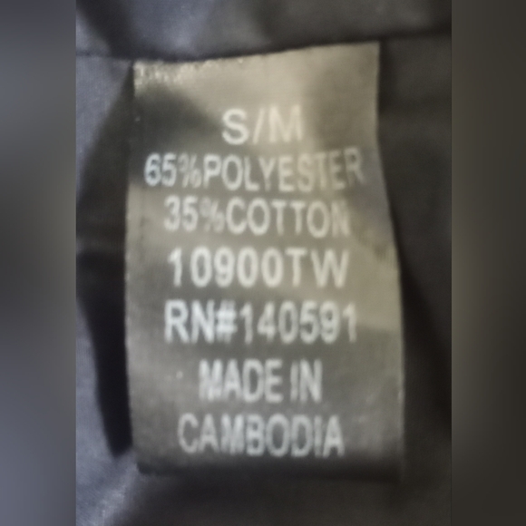 CQ by CQ (Caribbean Queen) Women's oversized S/M black puffy blouse polished - Picture 7 of 8